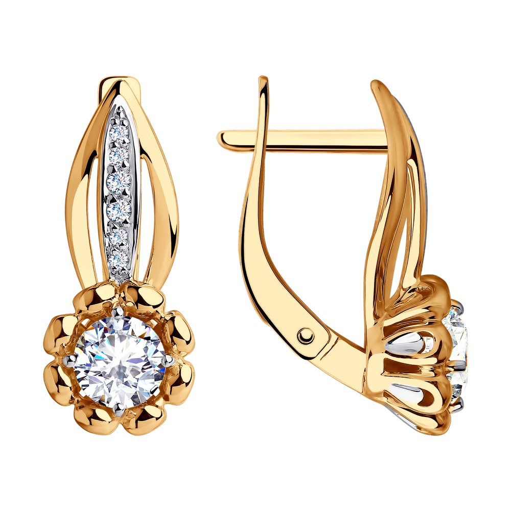 

Серьги SOKOLOV из золота с фианитами