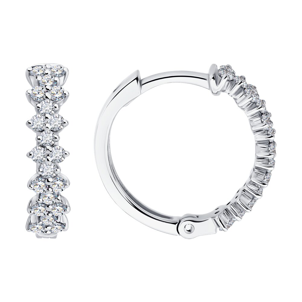 Серьги SOKOLOV из белого золота с бриллиантами 299990₽