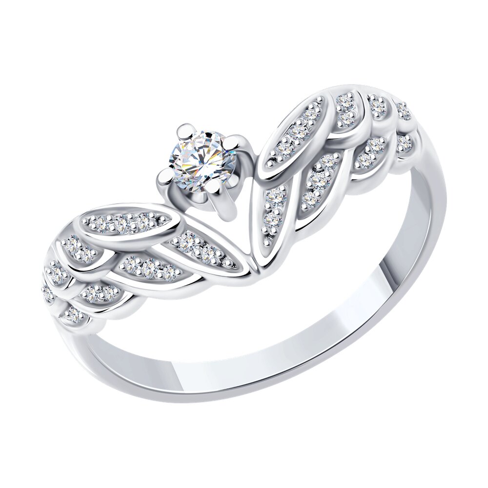 

Кольцо SOKOLOV Diamonds из белого золота с бриллиантами