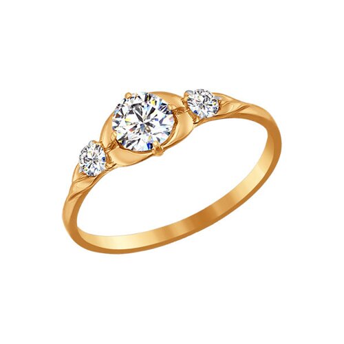 

Помолвочное кольцо SOKOLOV из золота со Swarovski Zirconia