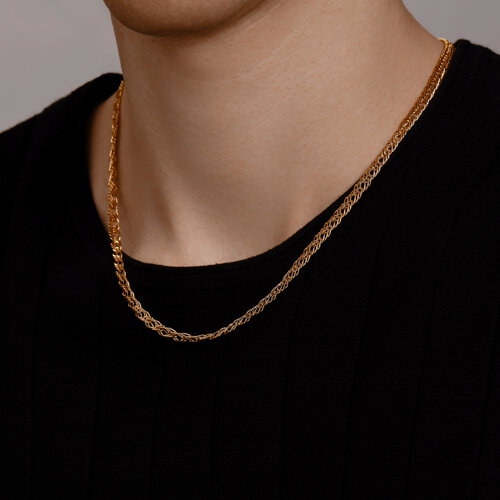 Цепь из золочёного серебра - фото 3