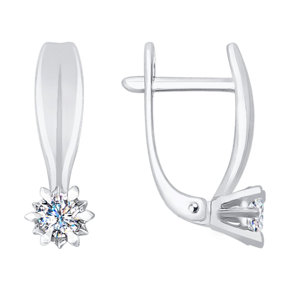 

Серьги SOKOLOV Diamonds из белого золота с бриллиантами