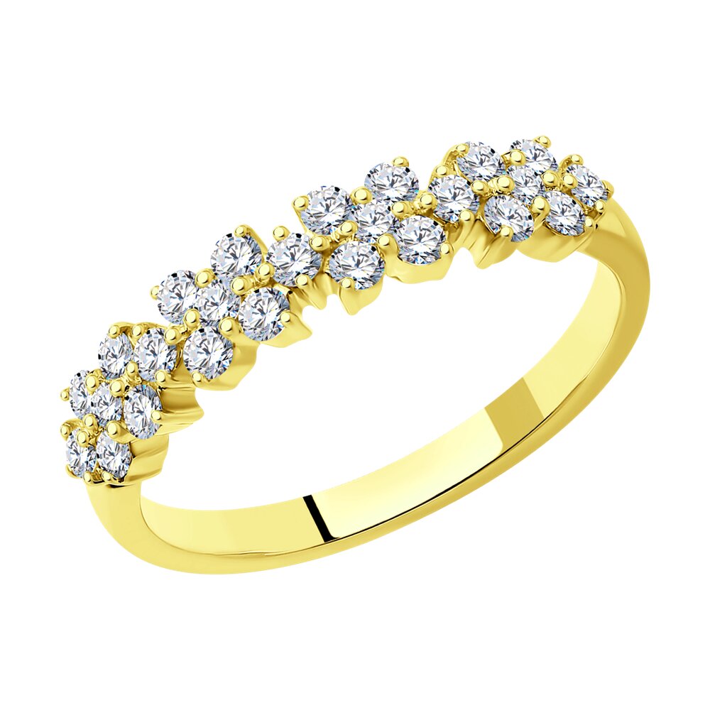 

Кольцо SOKOLOV Diamonds из желтого золота с бриллиантами