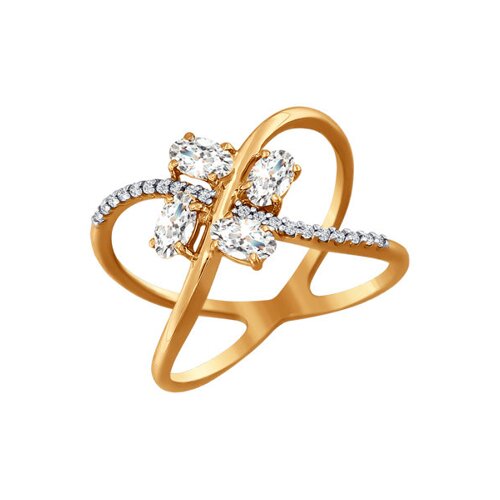 

Кольцо SOKOLOV из золота со Swarovski Zirconia