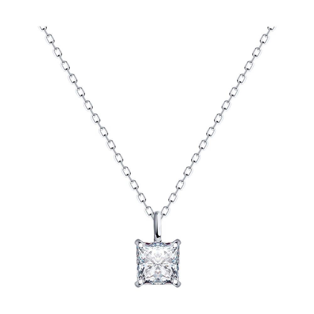 

Колье SOKOLOV Diamonds из белого золота с бриллиантом