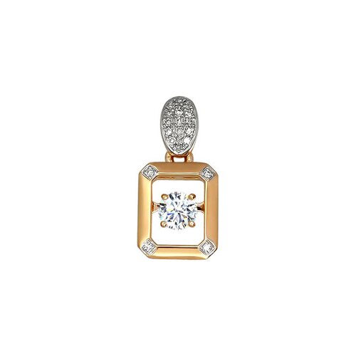 

Подвеска SOKOLOV из золота с бриллиантами и топазом swarovski