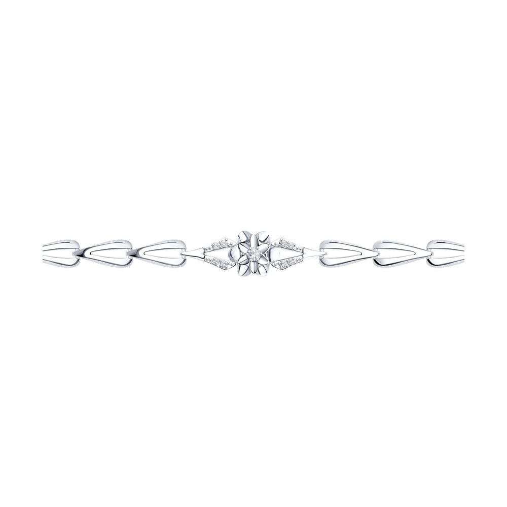 

Браслет SOKOLOV Diamonds из белого золота с бриллиантами