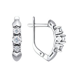 

Серьги SOKOLOV Diamonds из белого золота с бриллиантами