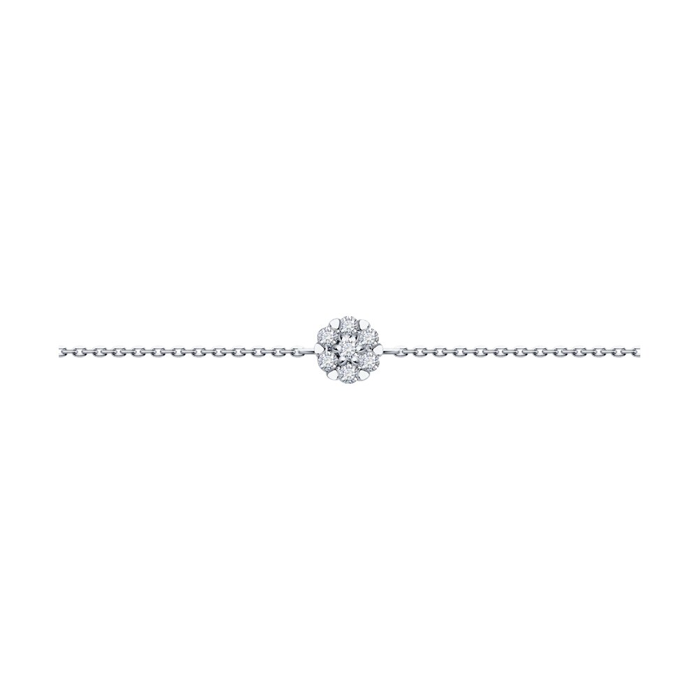 

Браслет SOKOLOV Diamonds из белого золота с бриллиантами