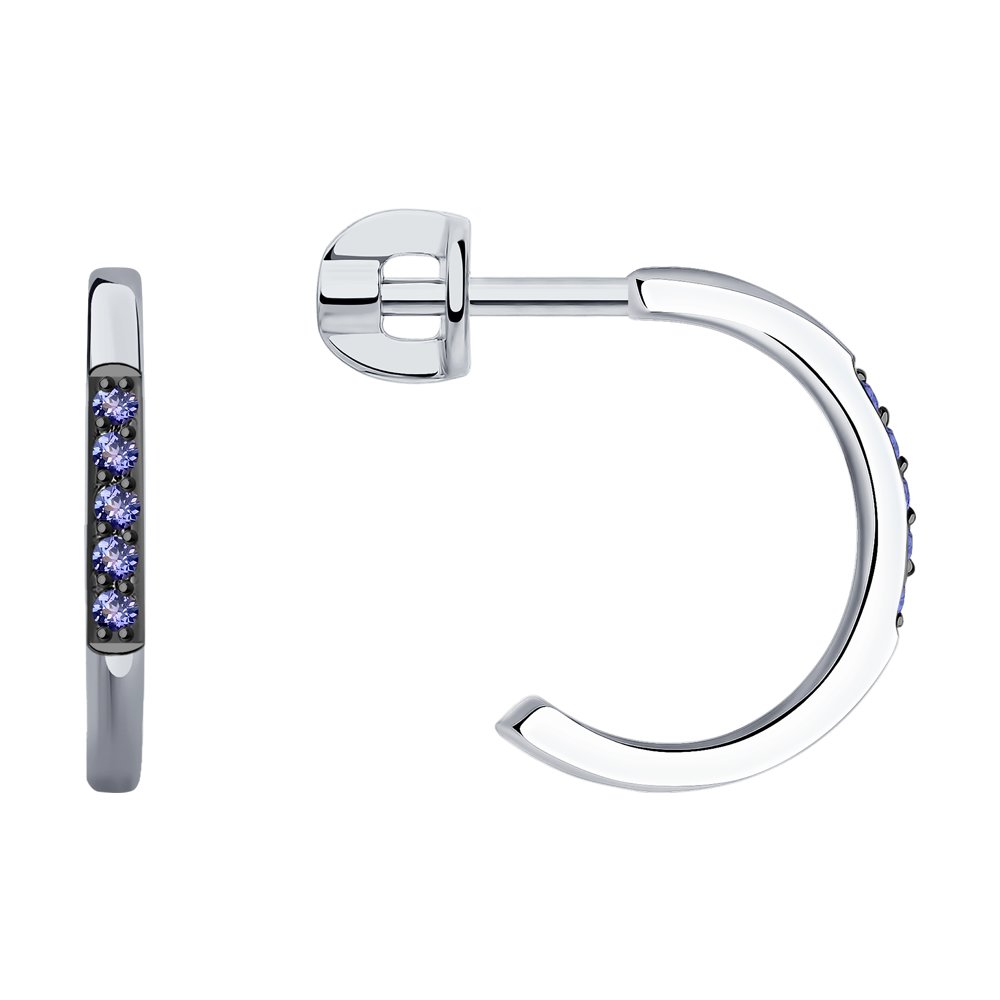 

Серьги SOKOLOV Diamonds из белого золота с танзанитами