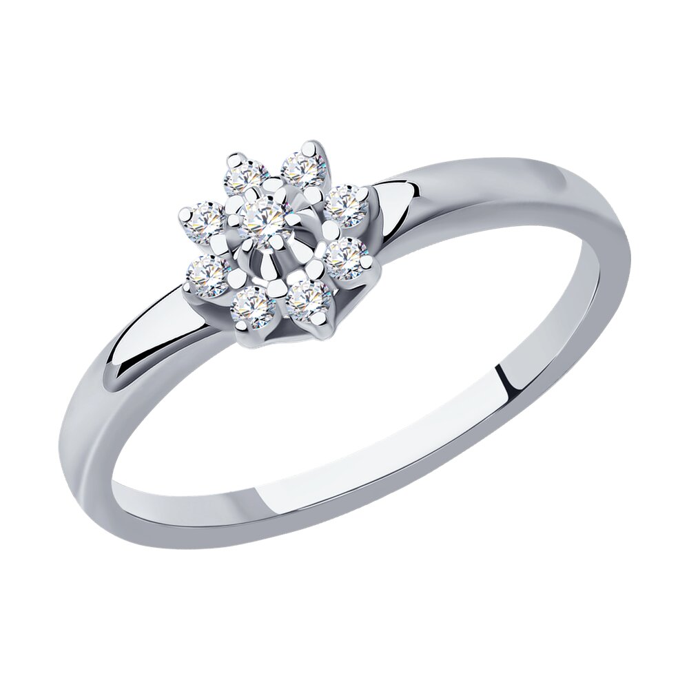 

Кольцо SOKOLOV Diamonds из белого золота с бриллиантами