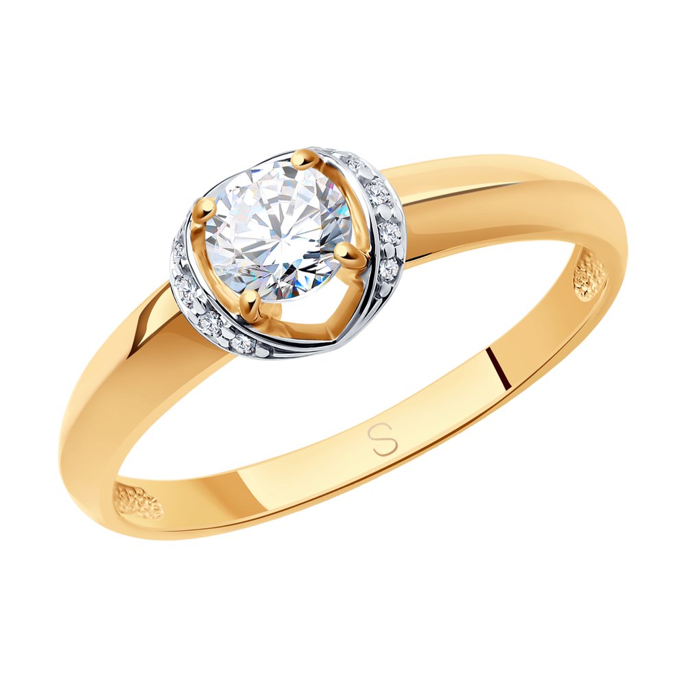 

Кольцо SOKOLOV из золота со Swarovski Zirconia
