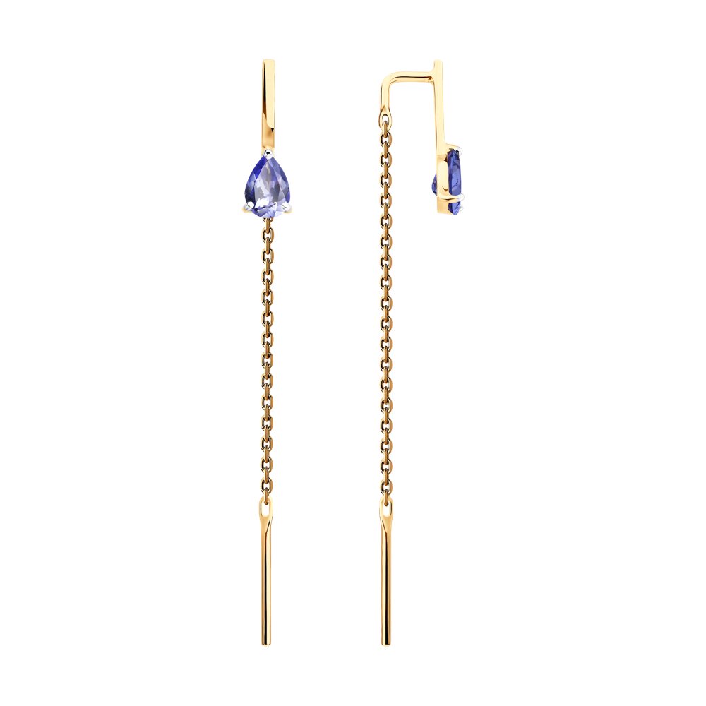 Серьги SOKOLOV из золота с танзанитами 79990₽