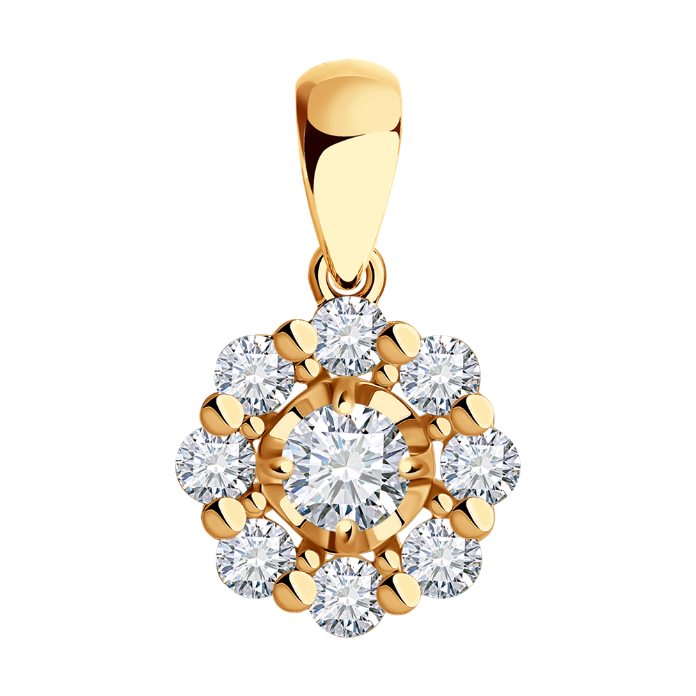фото Подвеска sokolov diamonds из золота с бриллиантами