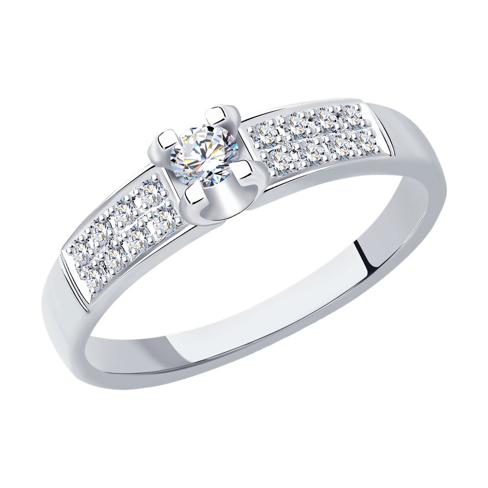 

Кольцо SOKOLOV Diamonds из белого золота с бриллиантами