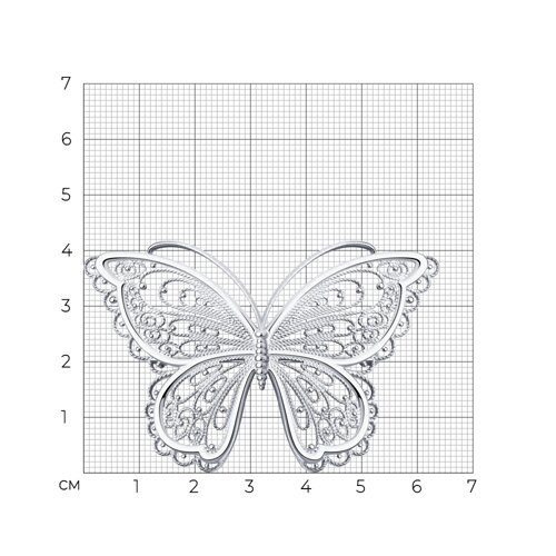 Брошь из серебра - фото 4