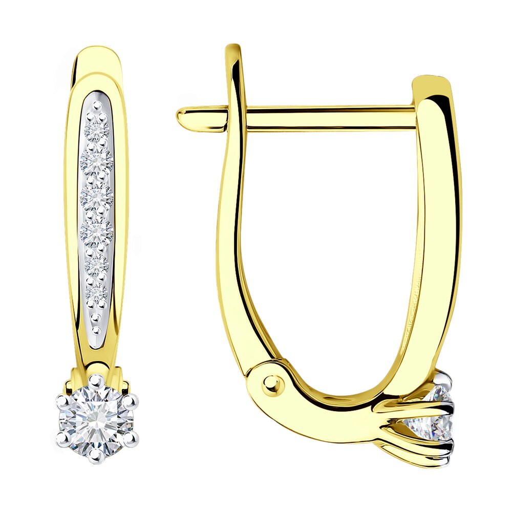 

Серьги SOKOLOV Diamonds из желтого золота с бриллиантами