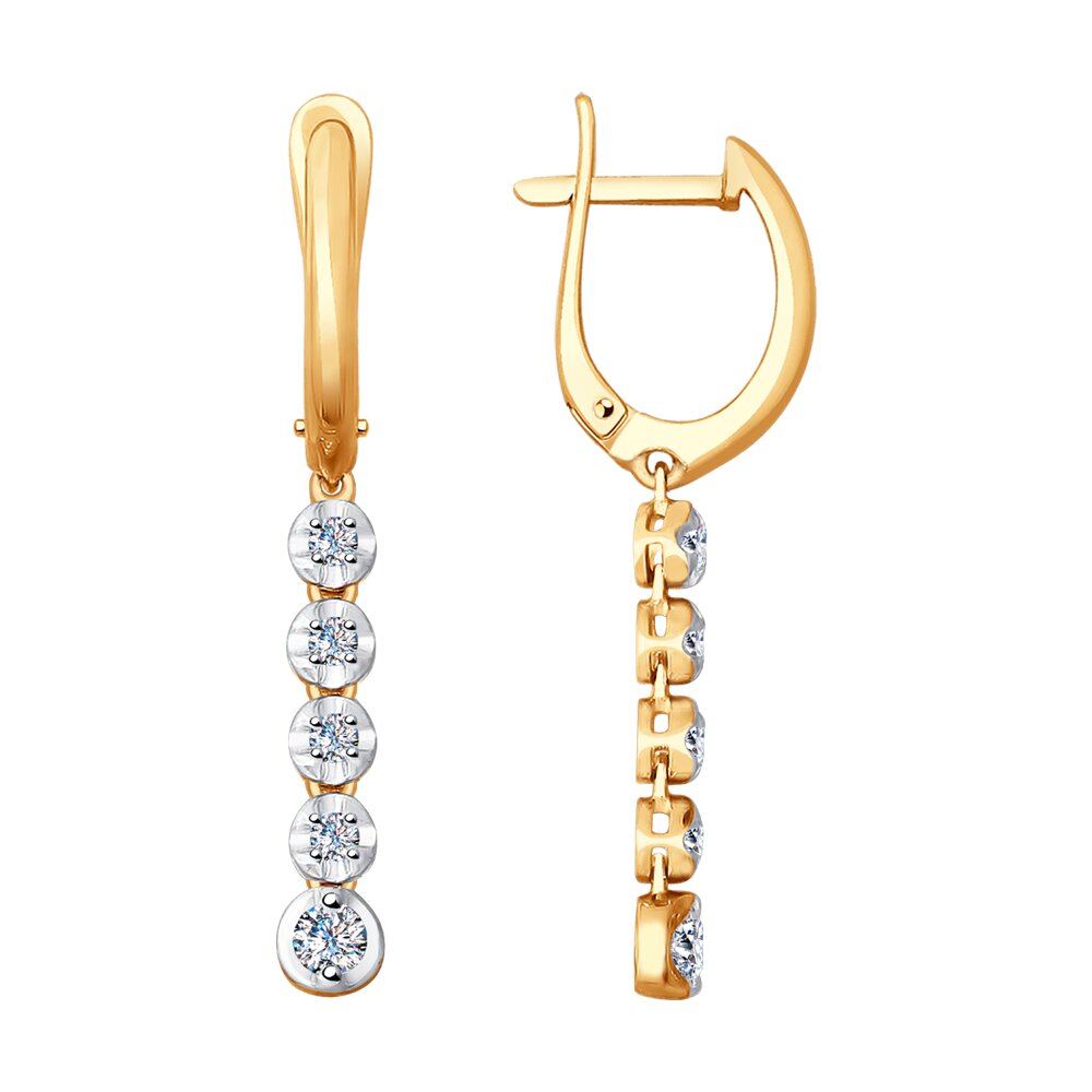 

Серьги SOKOLOV Diamonds из золота с бриллиантами