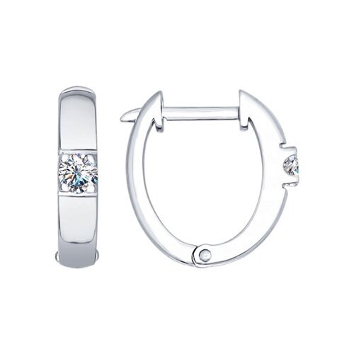 

Серьги SOKOLOV из серебра со Swarovski Zirconia